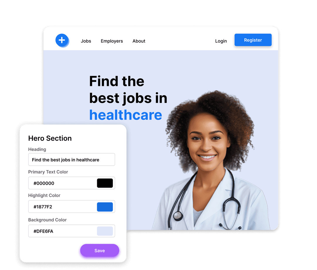 White-labeled recruitment platform